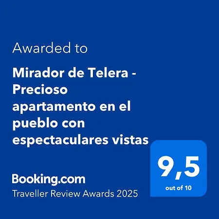 Mirador De Telera - Precioso En El Pueblo Con Espectaculares Vistas 公寓 *